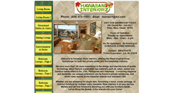 Desktop Screenshot of hawaiianinteriorz.com